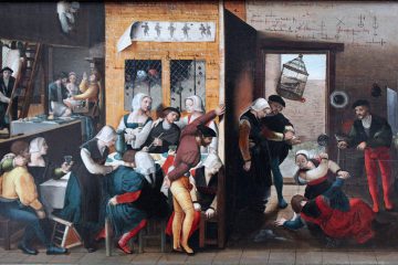 Bild - Bordellszene 1537 - Gemälde